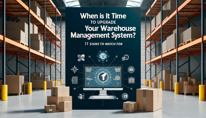 modern warehouse highlighting the importance of a warehouse management system upgrade, showcasing signs it's time to upgrade your WMS for improved efficiency and automation
